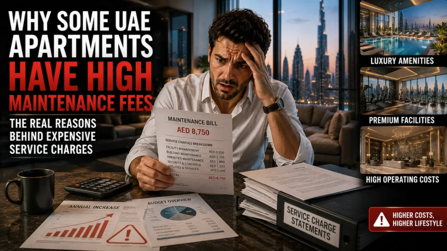 Why Some UAE Apartments Have High Maintenance Fees