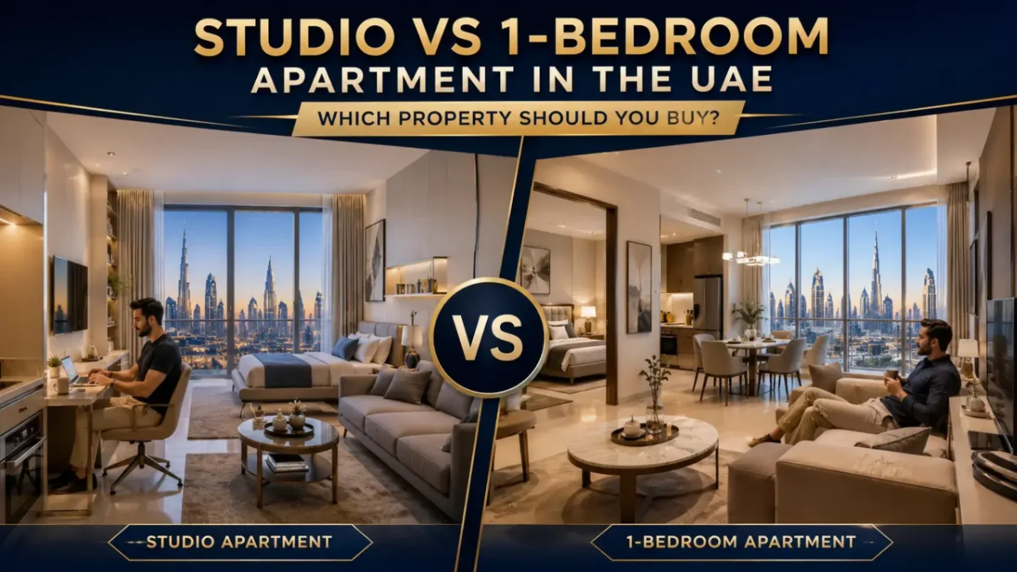 Studio vs 1-Bedroom Apartment in the UAE – Which Should You Buy?