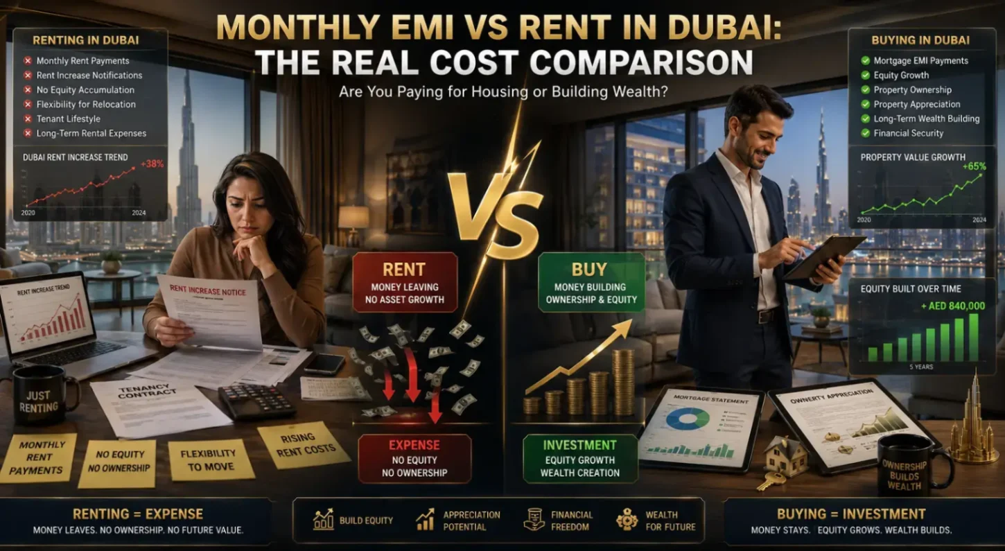 Monthly EMI vs Rent in Dubai: The Real Cost Comparison