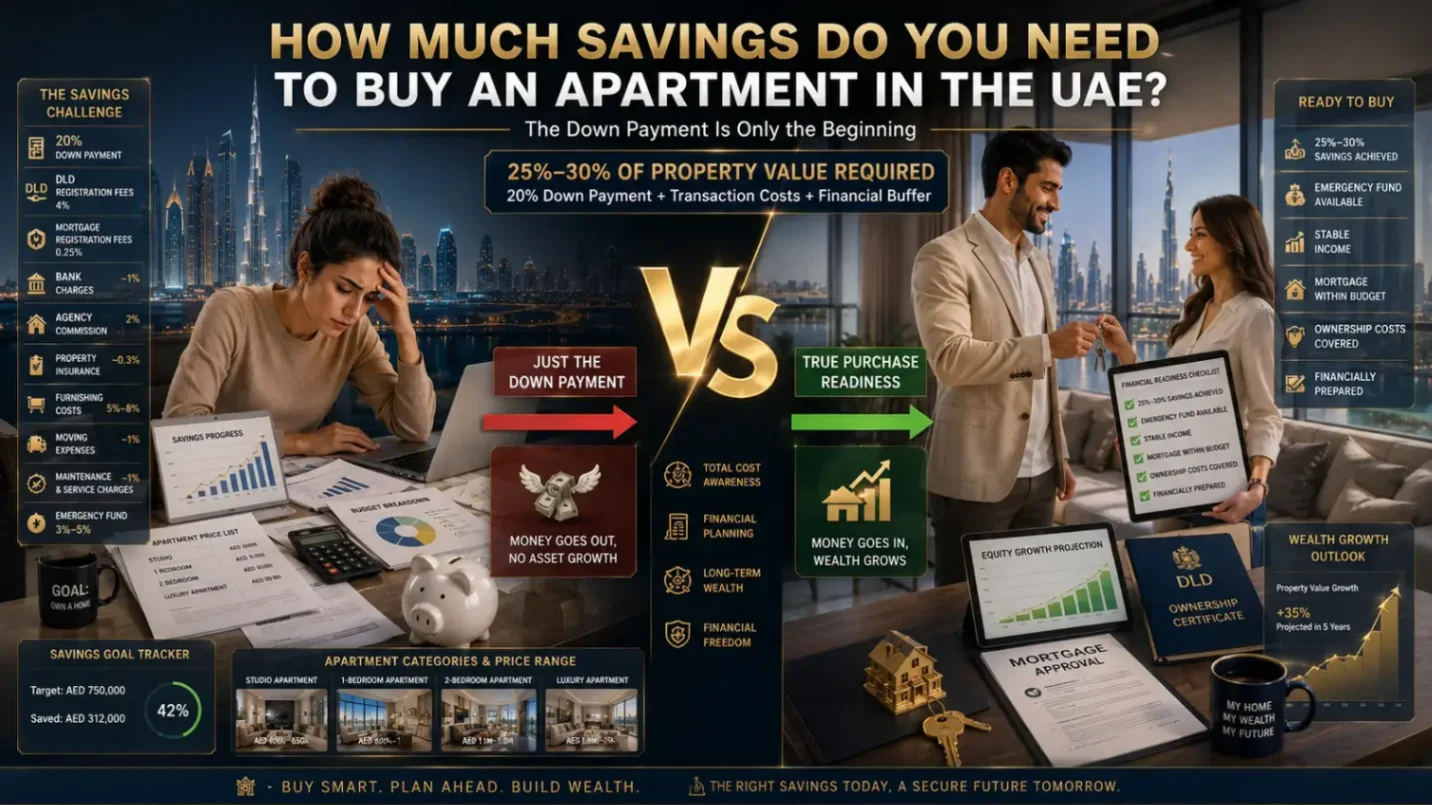 How Much Savings Do You Need to Buy an Apartment in the UAE?