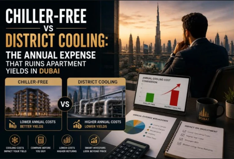 Chiller-Free vs District Cooling: The Annual Expense That Ruins Apartment Yields in Dubai