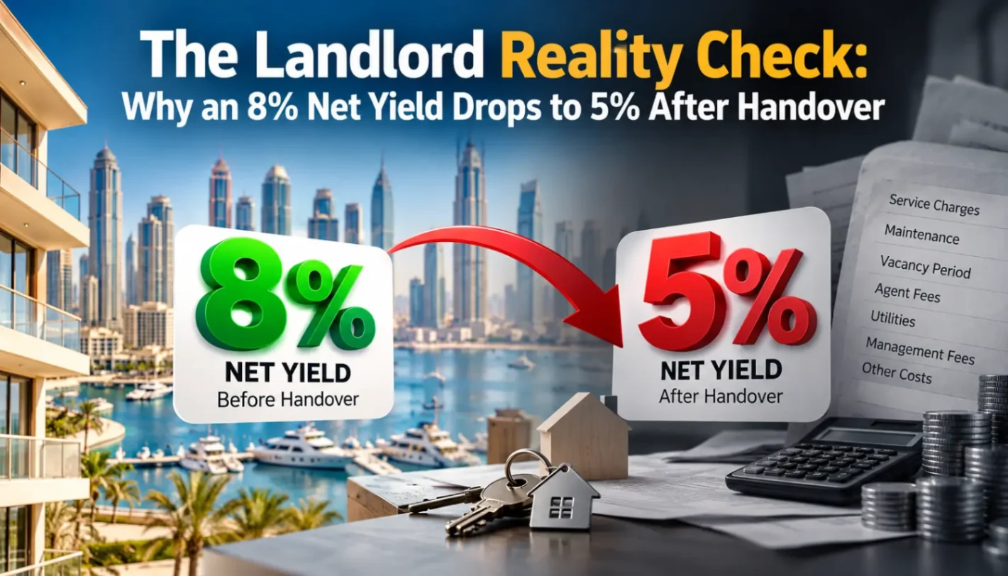 The Landlord Reality Check: Why an 8% Net Yield Drops to 5% After Handover