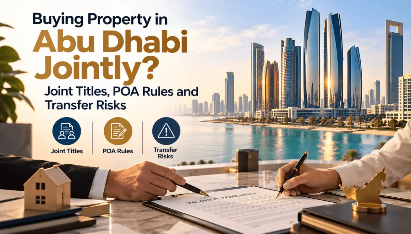 Buying Property in Abu Dhabi Jointly? Joint Titles, POA Rules and Transfer Risks